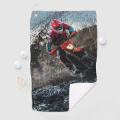 Dirt Rad-Reiter-Kissen Golfhandtuch (Insitu)