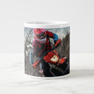 Dirt Rad-Reiter-Kissen Jumbo-Tasse