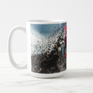 Dirt Rad-Reiter-Kissen Kaffeetasse