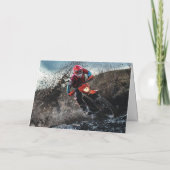 Dirt Rad-Reiter-Kissen Karte (Rückseite)