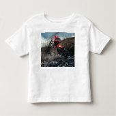 Dirt Rad-Reiter-Kissen Kleinkind T-shirt (Vorderseite)