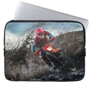 Dirt Rad-Reiter-Kissen Laptopschutzhülle