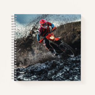 Dirt Rad-Reiter-Kissen Notizblock