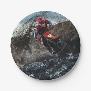 Dirt Rad-Reiter-Kissen Pappteller