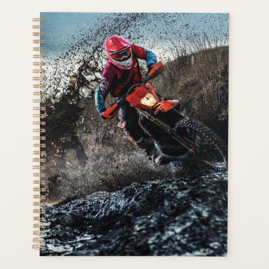 Dirt Rad-Reiter-Kissen Planer (Vorderseite)
