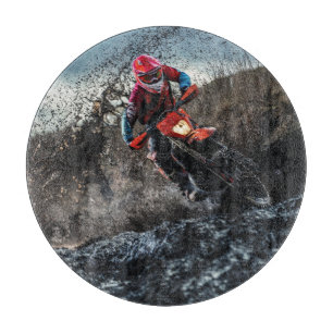 Dirt Rad-Reiter-Kissen Schneidebrett
