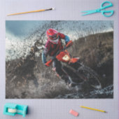 Dirt Rad-Reiter-Kissen Seidenpapier (Basteln)