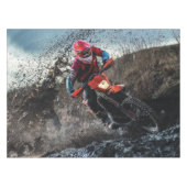 Dirt Rad-Reiter-Kissen Tischdecke (Vorderseite (Horizontal))