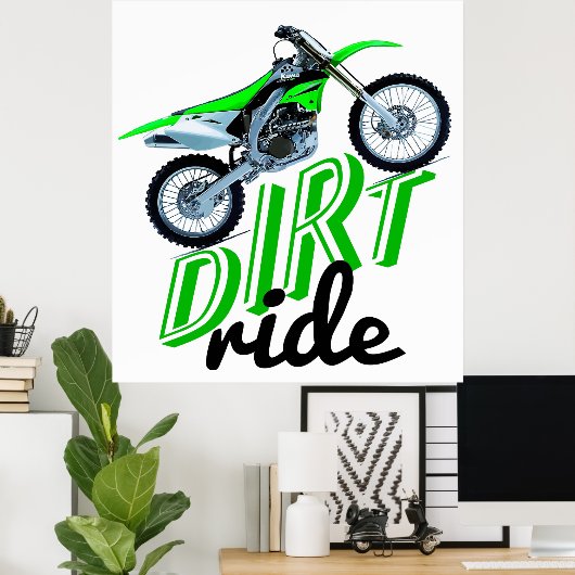 Dirt-Rennen Poster (Heimbüro)