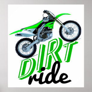 Dirt-Rennen Poster