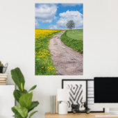 Dirt Road and Tree Poster (Heimbüro)