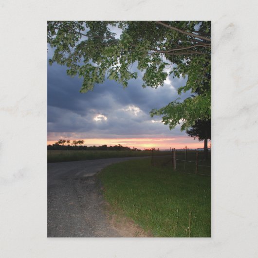 Dirt Road Postkarte (Vorderseite)