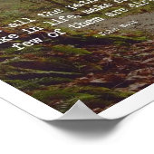 Dirt Road Quote Poster Art (Ecke)