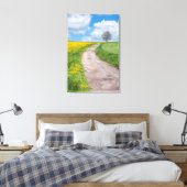 Dirt Road und Tree Leinwanddruck (Insitu (Schlafzimmer))
