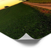 Dirt Road Zitat, Land Poster (Ecke)