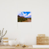 Dirt Road zu Roten Felsen Poster (Küche)