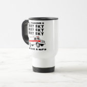Dirt Sky Ambulance Motocross Bike Funny Mug Reisebecher (Vorderseite Links)