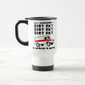 Dirt Sky Ambulance Motocross Bike Funny Mug Reisebecher (Links)