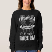 Dirt Track Racing Automobile MX Race Motocross Car Sweatshirt (Vorderseite)