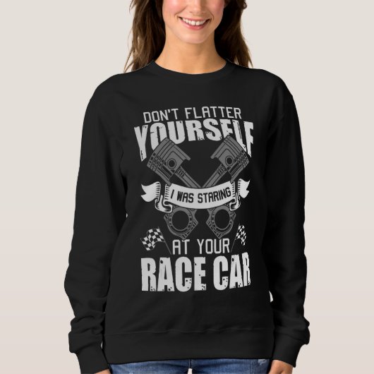 Dirt Track Racing Automobile MX Race Motocross Car Sweatshirt (Vorderseite)