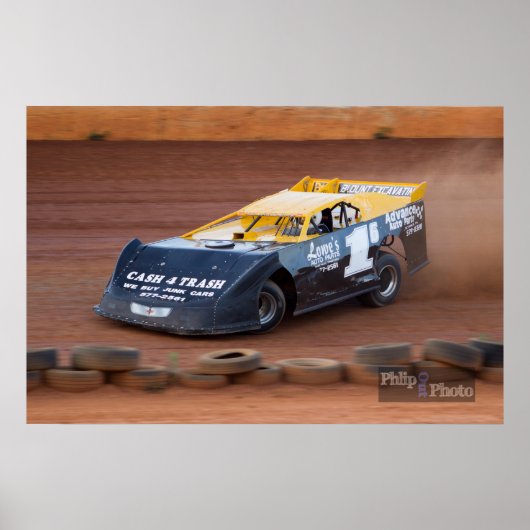 Dirt Track Racing Poster (Vorne)