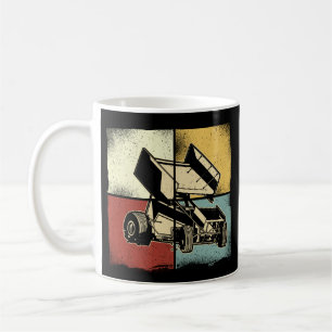 Dirt Track Racing Retro Sprint Car Sprint Car Kaffeetasse