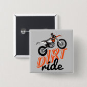 Dirt-Track-Rennen Button (Vorne & Hinten)