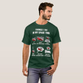 Dirt-Track-Rennen Dinge, die ich in meiner Freizei T-Shirt (Vorne ganz)