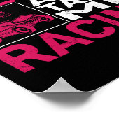 Dirt-Track-Rennen rufen Sie mich einfach Hübsch an Poster (Ecke)