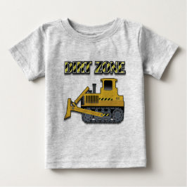 Dirt Zone (Bulldozer) - Baby Fine Jersey T - Shirt