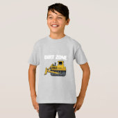 Dirt Zone (Bulldozer) - Kids' Basic T - Shirt (Vorne ganz)