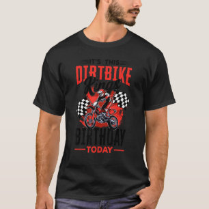 Dirtbike Fan Birthday Grafik Boys Men Kids Motocr T-Shirt