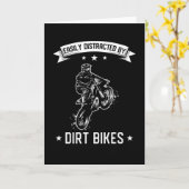 Dirtbike Geschenke Karte (Gelbe Blume)