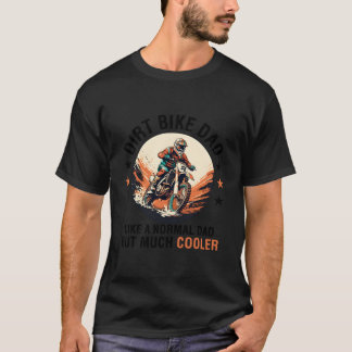 Dirtbike Motocross Mx Dirt Bike Vater T-Shirt