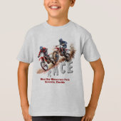Dirtbike Racing Motocross Boys Brauch T-Shirt (Vorderseite)