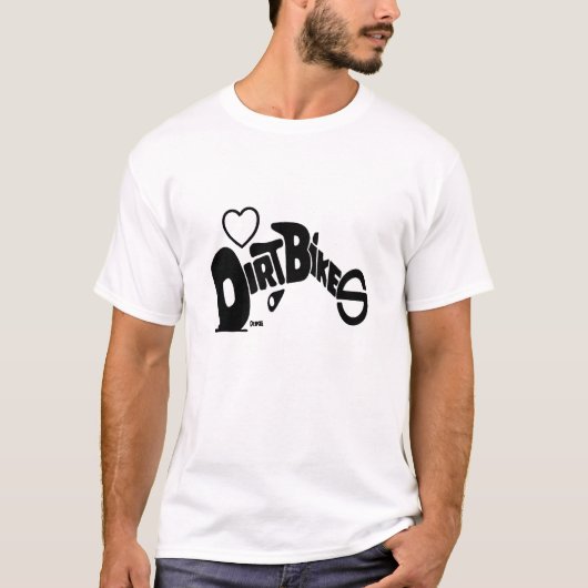DIRTBIKES SILHOUETTEN T-Shirt (Vorderseite)