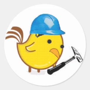 DirthRockChick Runder Aufkleber