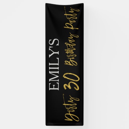 Dirty 30 Ankündigung Party-Banner Banner (Vertikal)