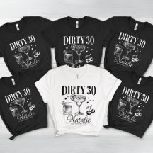 Dirty 30. Geburtstag Party Custom Matching