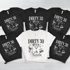 Dirty 30. Geburtstag Party Custom Matching Tri-Blend Shirt