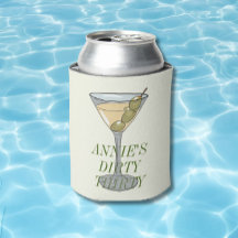 Dirty 30 Martini 30. Wasserfarbe kann kühler