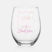 Dirty 30 Weinglas Weinglas Ohne Stiel (Rückseite)