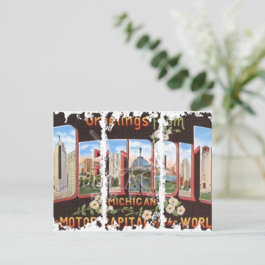 Dirty 3Tall Boxes Postkarte (Stehend Vorderseite)