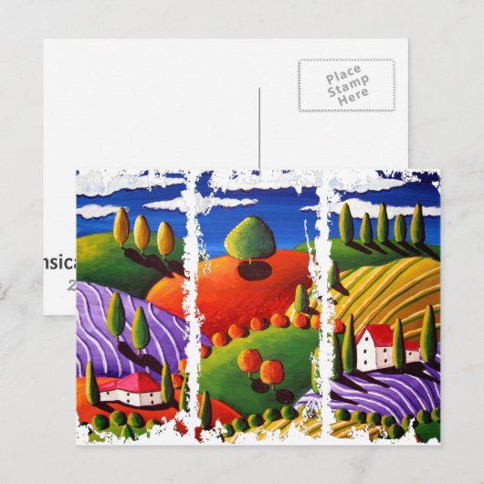 Dirty 3Tall Boxes Postkarte (Vorne/Hinten)