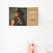 Dirty 40 Western Rodeo Foto 40. Geburtstag Banner (InSitu)