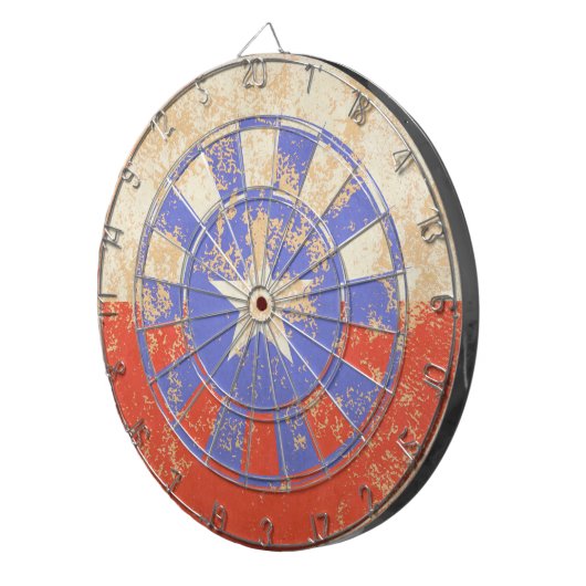 Dirty and cracked Texas flag Dartscheibe (Vorderseite rechts)