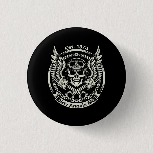 Dirty Angels MC Button (Vorderseite)