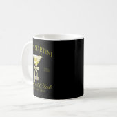 Dirty Bachelorette Martini Tail Club Martini Drink Kaffeetasse (Vorderseite Links)