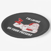 Dirty Bad Naughty Santa Pappteller (Schrägansicht)