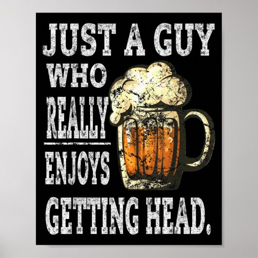 Dirty Beer Drinking T Shirts For Men Adult Humor G Poster (Vorne)